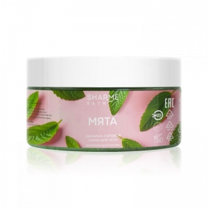 Сахарно-солевой скраб для тела &laquo;Мята&raquo; Sharme Bath, 200 мл